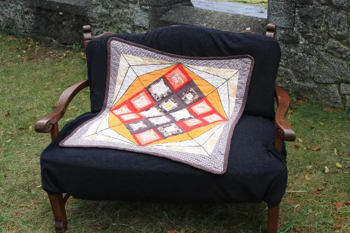 tableau textile patchwork