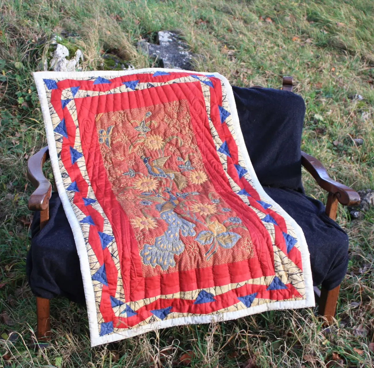 tableau textile patchwork