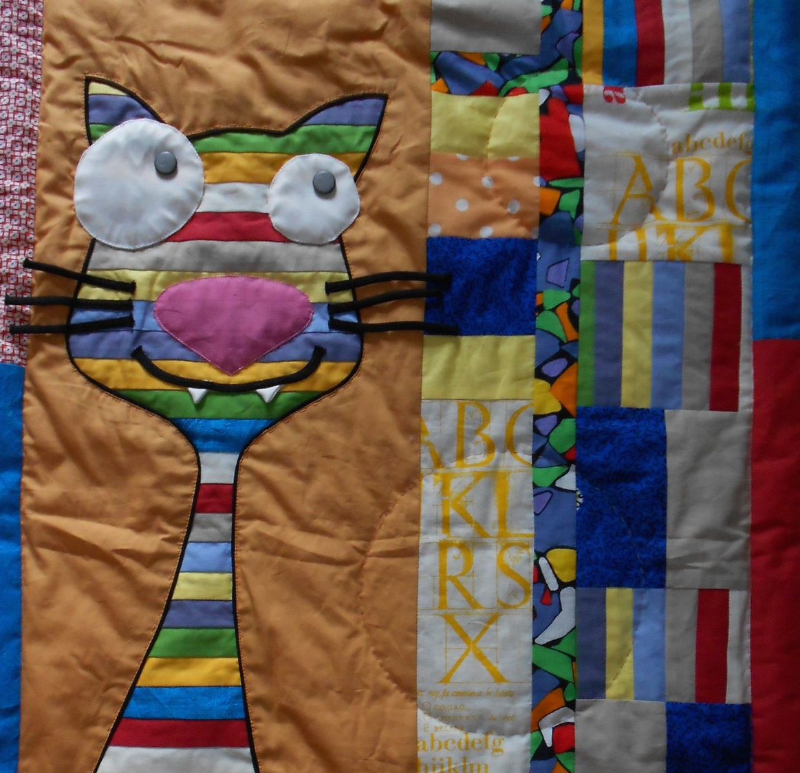 couverture de naissance patchwork